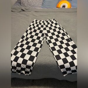 Flowy Checkered Pants